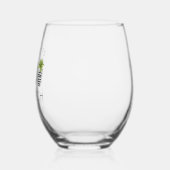 Ik hou zo veel van planten wijnglas zonder voet (Links)