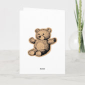 Ik hou zoveel van je - Beer Kaart (Achterkant)
