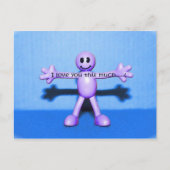 Ik hou zoveel van je!!! briefkaart (Voorkant)