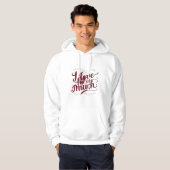 "Ik hou zoveel van je" Hoodie (Voorkant volledig)