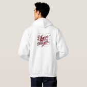"Ik hou zoveel van je" Hoodie (Achterkant volledig)