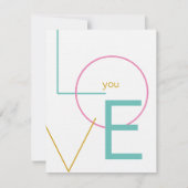 Ik hou zoveel van je Kaart Notitiekaartje (Voorkant)