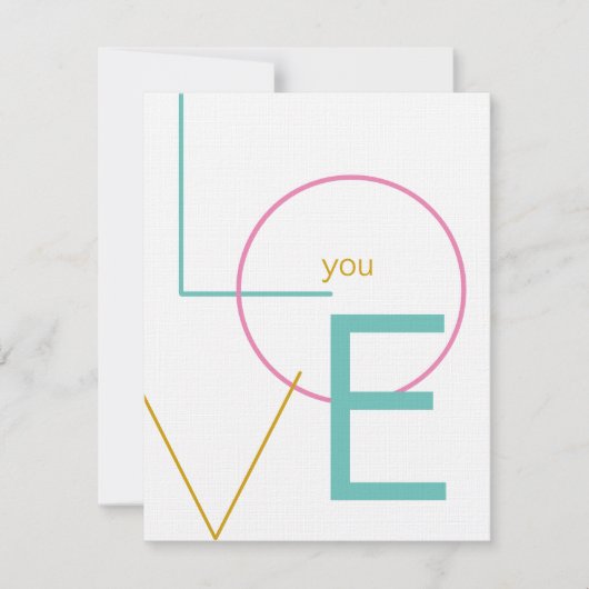 Ik hou zoveel van je Kaart Notitiekaartje (Voorkant)