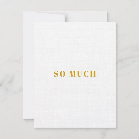 Ik hou zoveel van je Kaart Notitiekaartje (Achterkant)