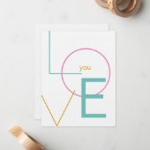 Ik hou zoveel van je Kaart Notitiekaartje (Voorkant / Achterkant in situ)