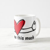 Ik hou zoveel van je koffiemok (Voorkant rechts)