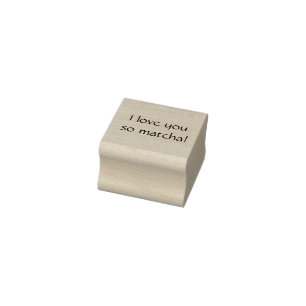 Ik hou zoveel van je matcha rubberstempel
