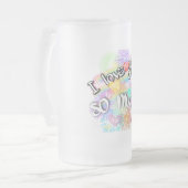 Ik hou zoveel van je matglas bierpul (Voorkant links)