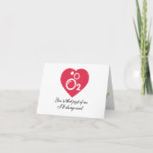 Ik hou zoveel van je, mijn liefde feestdagen kaart (Voorkant)