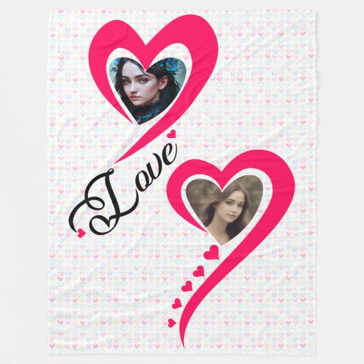 Ik hou zoveel van je, mijn liefde fleece deken (Voorkant)