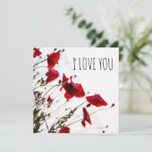 Ik hou zoveel van je, mijn liefde kaart (Staand voorkant)