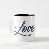 Ik hou zoveel van je, mijn liefde tweekleurige koffiemok (Voorkant links)