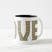 Ik hou zoveel van je, mijn liefde tweekleurige koffiemok (Voorkant rechts)