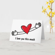 Ik hou zoveel van je rode hart