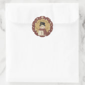 Ik hou zoveel van je ronde sticker (Tas)