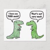 Ik hou zoveel van je (T-Rex) Briefkaart (Voorkant)