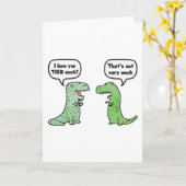 Ik hou zoveel van je (T-Rex) Kaart (Gele Bloem)