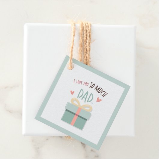 Ik hou zoveel van je vader - vaderdag - geschenkdo bedankjes labels (In situ)