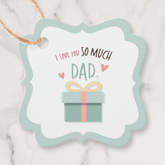 Ik hou zoveel van je vader - vaderdag - geschenkdo bedankjes labels (Voorkant)