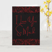 Ik hou zoveel van jou Glitter Valentijnkaart Kaart (Gele Bloem)