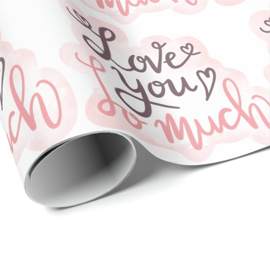 Ik hou zoveel van woordkunst cadeaupapier (Rol Hoek)