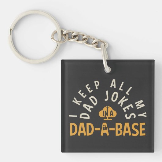 IK HOUD AL MIJN VADER IN MIJN DAD-DA-BASE. SLEUTELHANGER (Voorkant)
