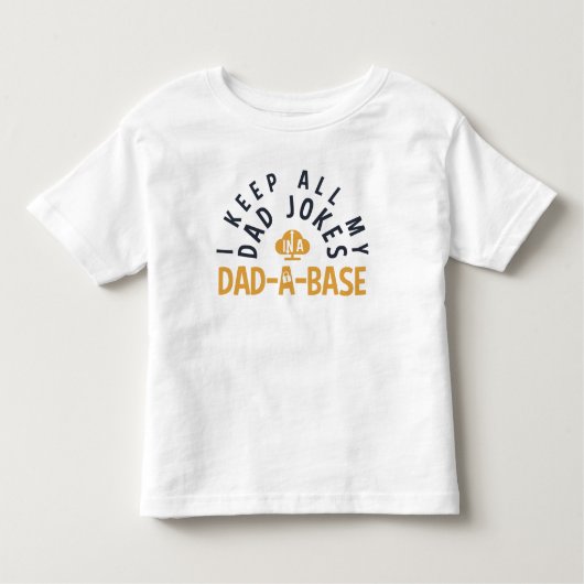 IK HOUD AL MIJN VADER IN MIJN DAD-DA-BASE TODDLER KINDER SHIRTS (Voorkant)