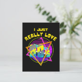 IK HOUD ALLEEN VAN DE 80S BRIEFKAART (Staand voorkant)