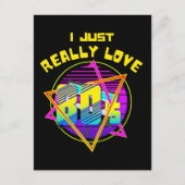 IK HOUD ALLEEN VAN DE 80S BRIEFKAART (Voorkant)