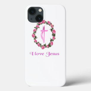 Ik houd de telefoon van hoesje van Jesus