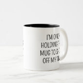 IK HOUD DEZE MOK ALLEEN VAST OM MIJN RING AF TE SH (Voorkant rechts)