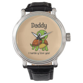 Ik houd helemaal van jou papa! Schattige Vaderdag  Horloge