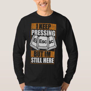 Ik houd het Druk Beheerder van Esc Sysadmin Beheer T-shirt