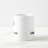 Ik houd het echt koffie-Mok Koffiemok (Center)