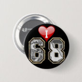 IK HOUD VAN 68 RONDE BUTTON 5,7 CM (Voorkant /achterkant)