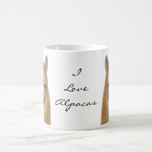 Ik houd van Alpacas Mok (Center)