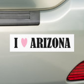 IK HOUD VAN ARIZONA-BUMPERSTICKER BUMPERSTICKER (Op auto)