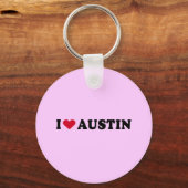 IK HOUD VAN AUSTIN / I HEART AUSTIN SLEUTELHANGER (Voorkant)