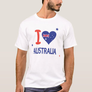 Ik HOUD van AUSTRALIË Gelukkig Australië Dag 26 T-shirt