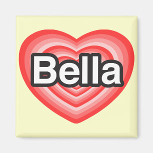 Ik houd van Bella. Ik houd van u Bella. Hart Magneet