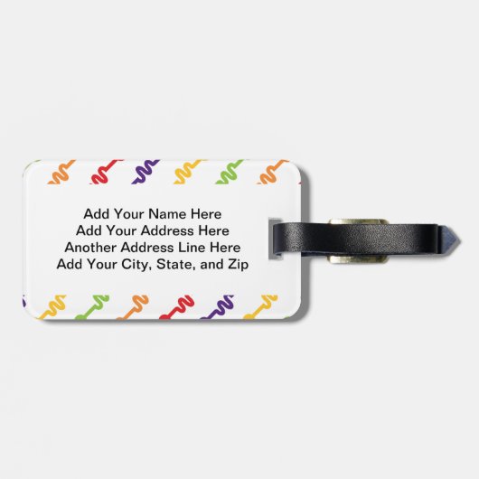 Ik houd van Boeken Bagagelabel (Achterkant horizontaal)