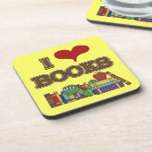 Ik houd van Boeken Bier Onderzetter (Linkerzijde)
