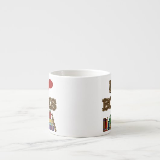 Ik houd van Boeken Espresso Kop (Voorkant)