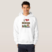 Ik houd van Boeken Hoodie (Voorkant volledig)