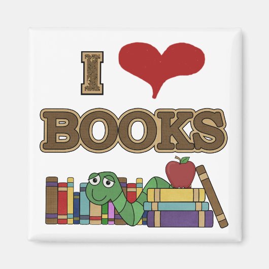 Ik houd van Boeken Magneet (Voorkant)