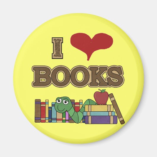 Ik houd van Boeken Magneet (Voorkant)