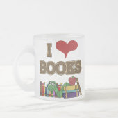 Ik houd van Boeken Matglas Koffiemok (Links)