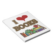 Ik houd van Boeken Notitieblok (Schuin)