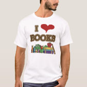 Ik houd van Boeken T-shirt (Voorkant)