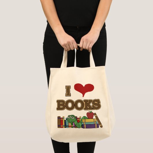 Ik houd van Boeken Tote Bag (Voorkant (product))